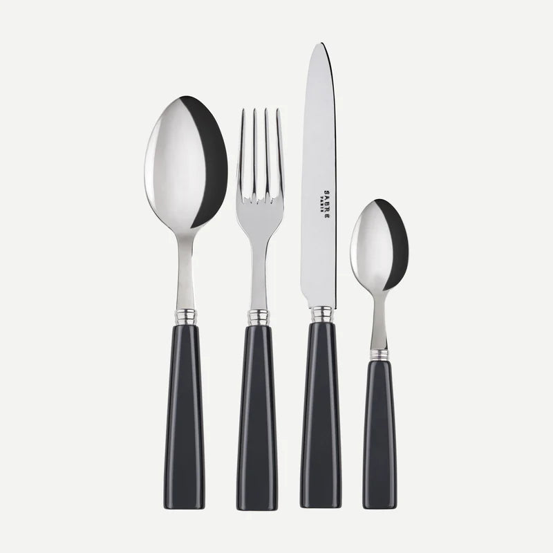 Set de 24 couverts de table, Icône Gris Anthracite