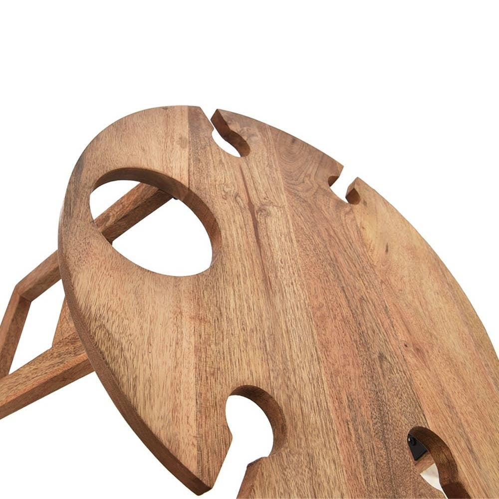Table de pique-nique pour vin en bois pliable MANGO 39,5x24,5cm