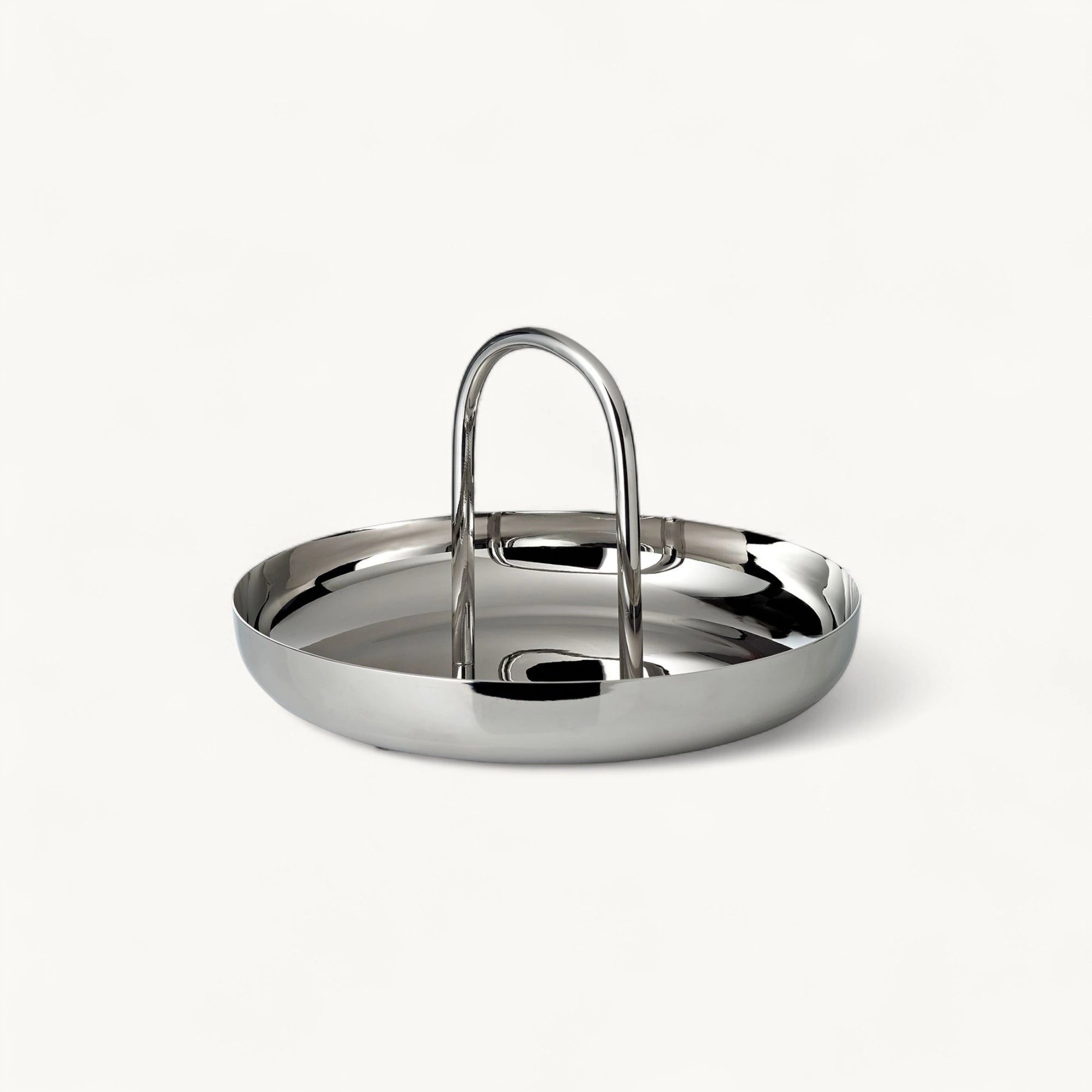 Bol avec anse 26 cm Acier Poli, Edzard