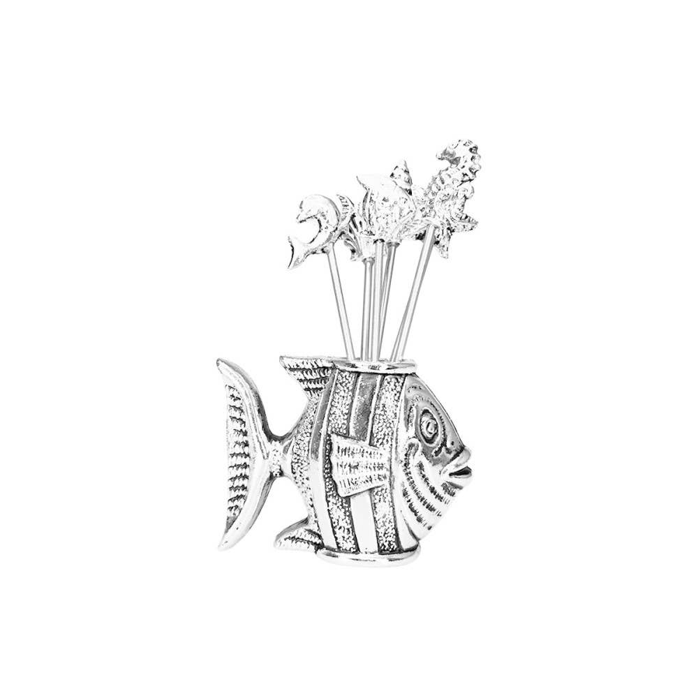 Piques apéritif poissons 6 pièces