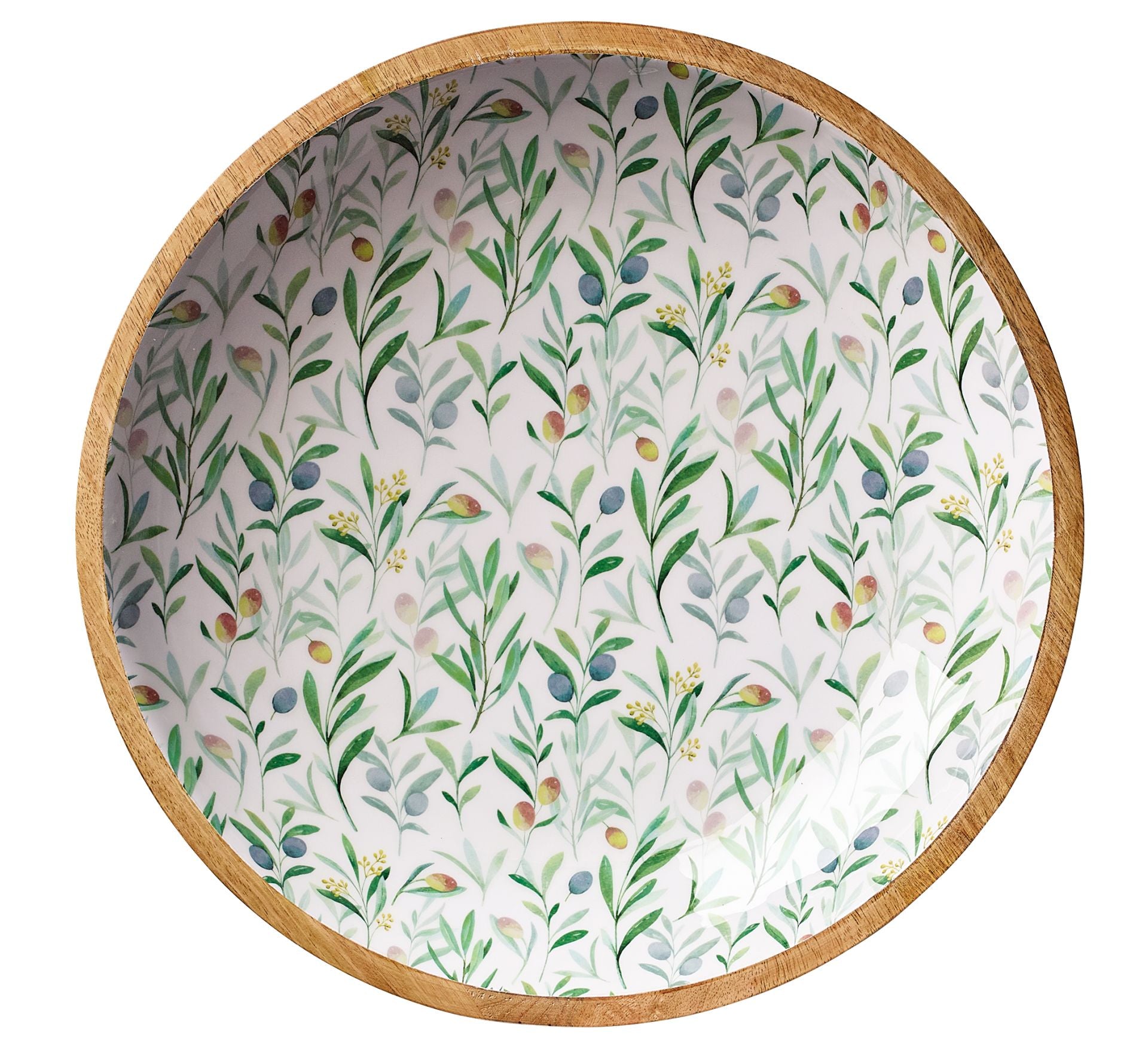 Saladier OLIVE, Mangue, Ø 35 cm x 12 cm, Zassenhaus
