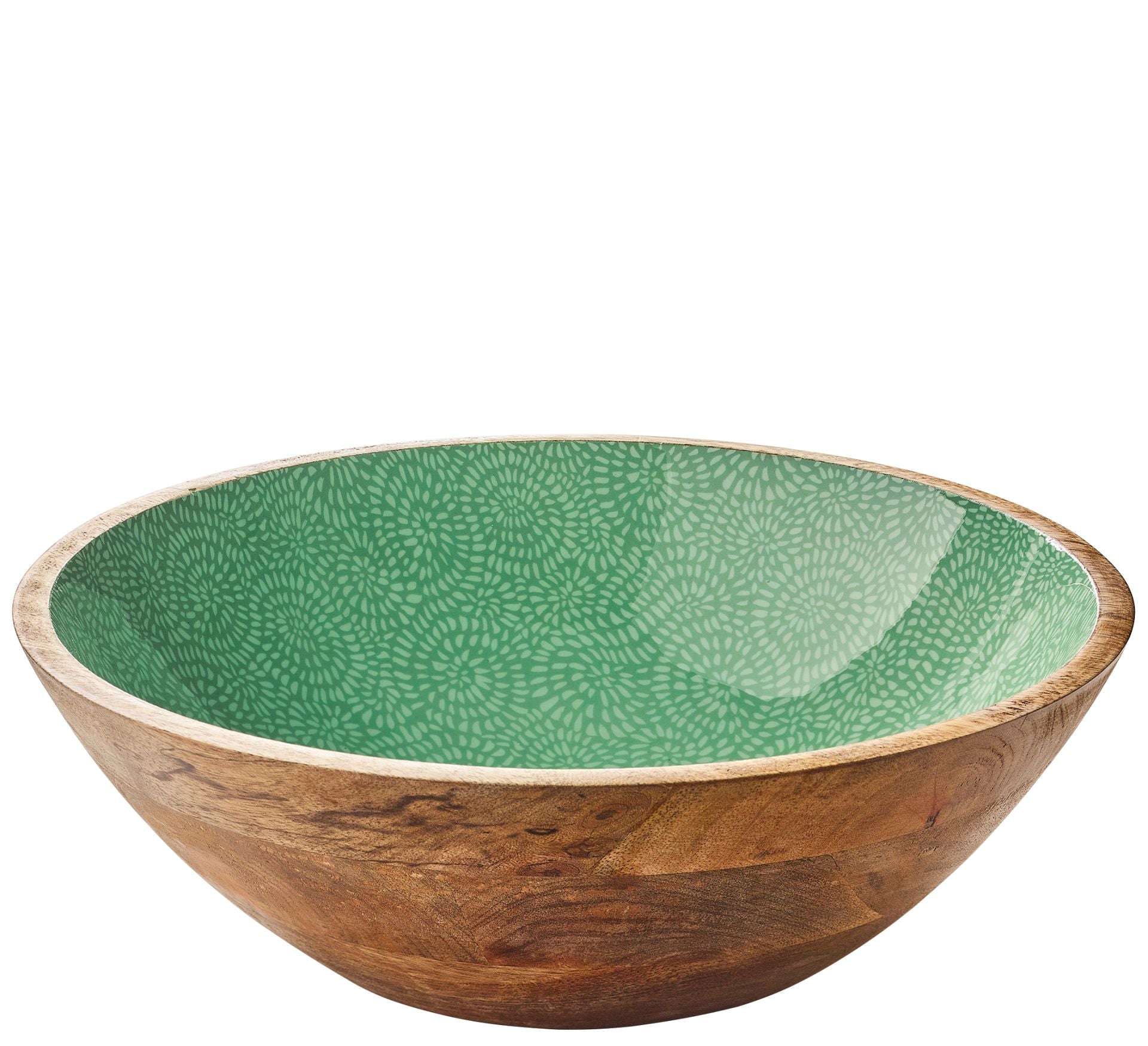 Saladier BRUSH GREEN, Mangue, Ø 35 cm x 12 cm, Zassenhaus