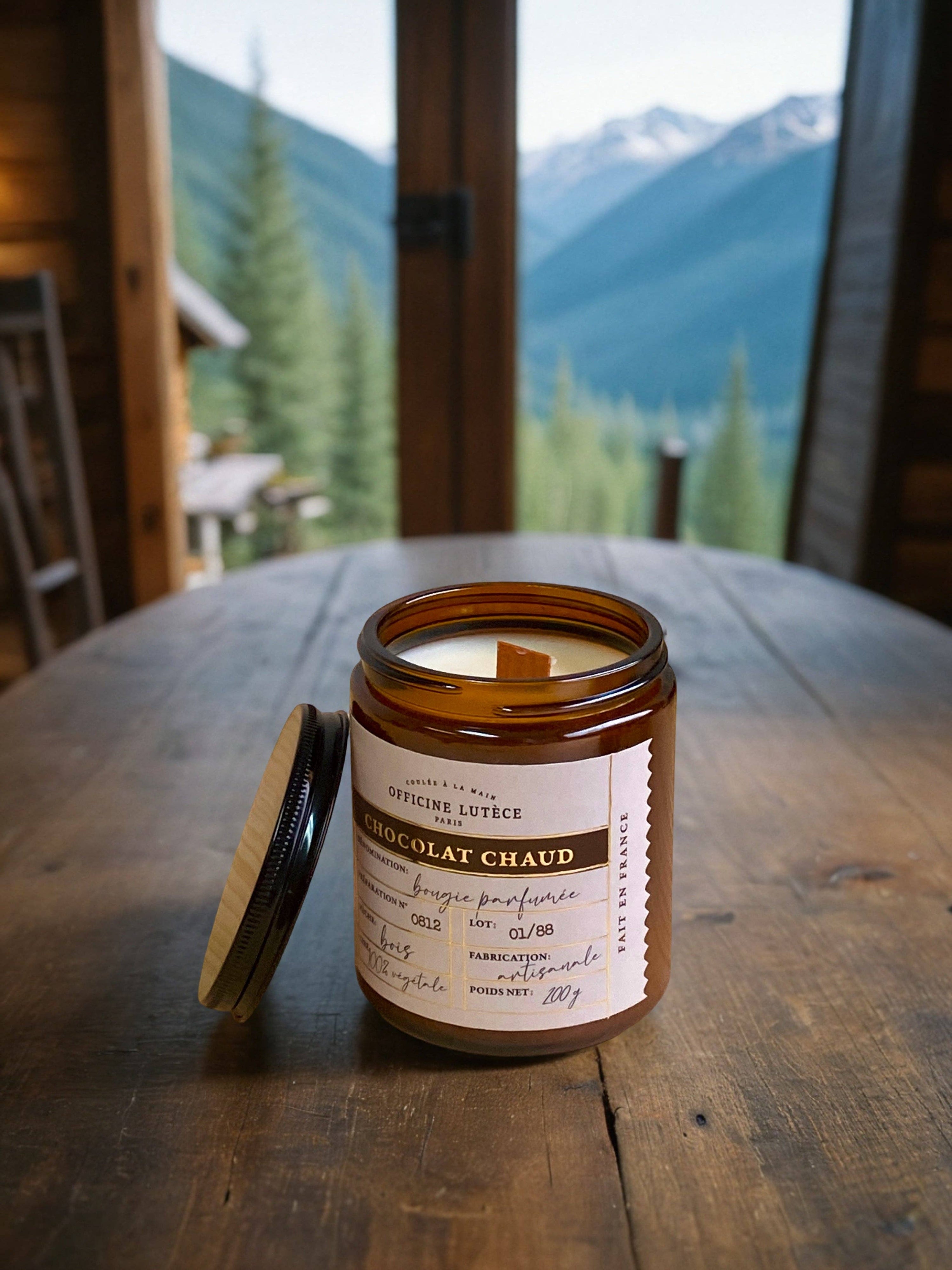 Bougie parfumée Chocolat Chaud - 200g