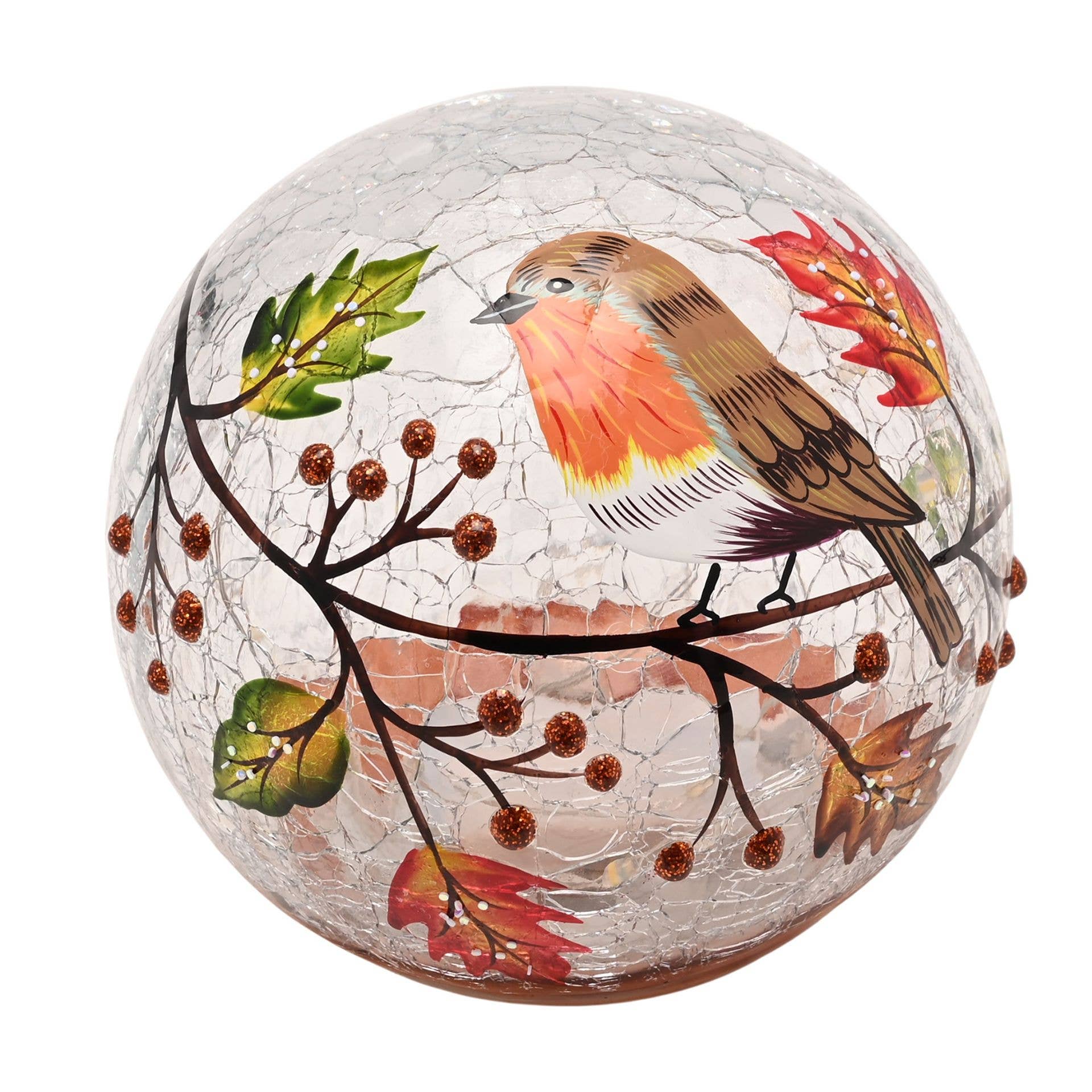 Boule lumineuse LED Automne Robin de Country Living