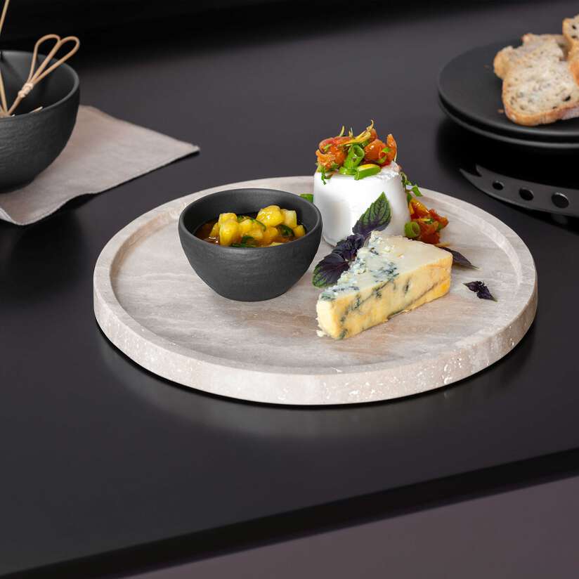 Assiette à Servir 24.5cm, Manufacture Travertine, Villeroy & Boch