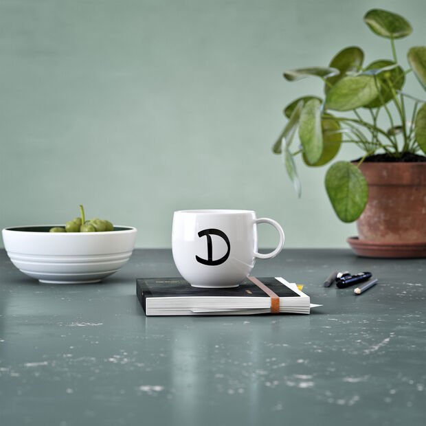 Mug, Letters D, Villeroy & Boch