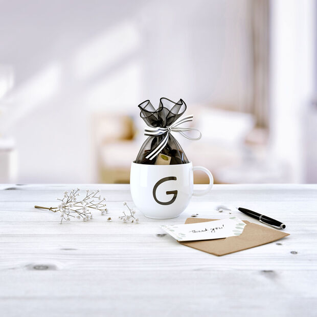 Mug, Letters G, Villeroy & Boch