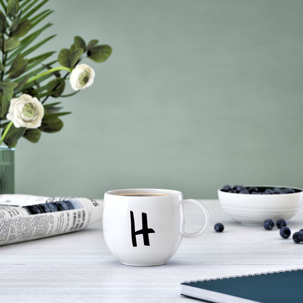 Mug, Letters H, Villeroy & Boch