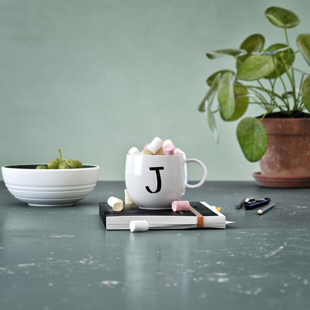 Mug, Letters J, Villeroy & Boch