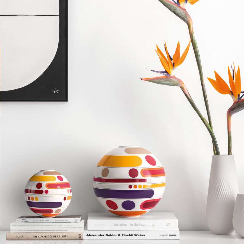 La petite Boule Ensemble de snacking multicolore,en porcelaine haut de gamme