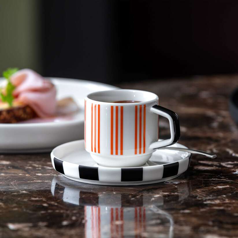 Paire tasse à moka, Memphis, Villeroy & Boch