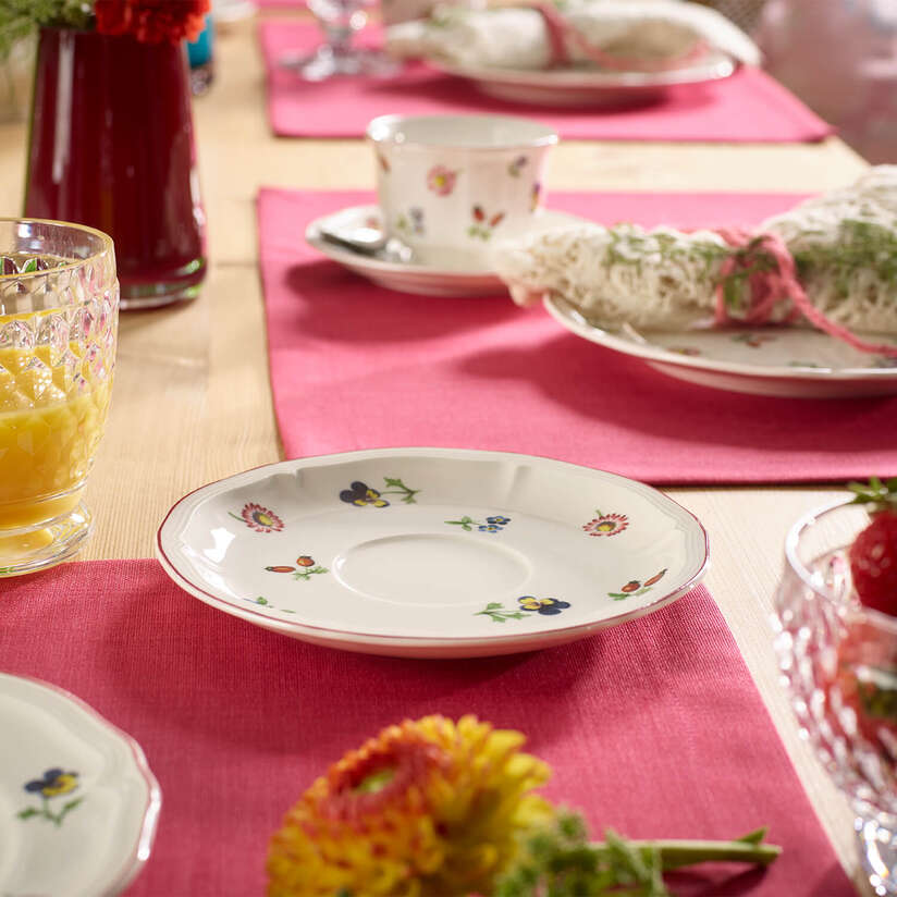 Sous-tasse petit déjeuner, Petite Fleur