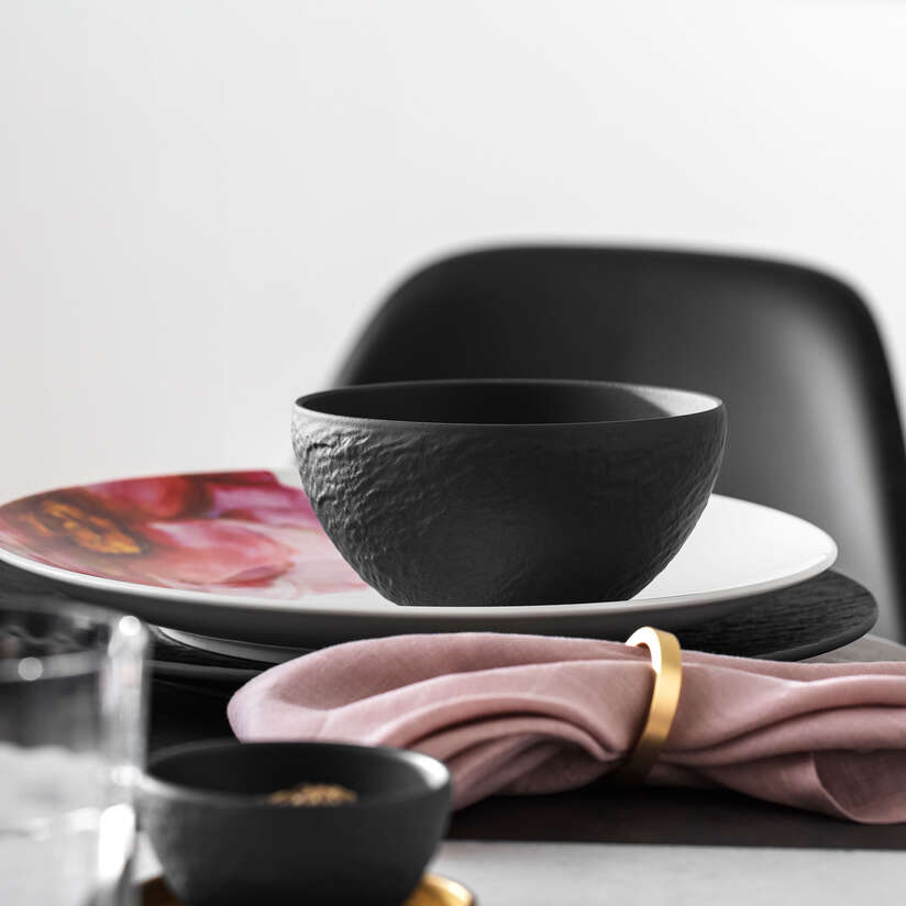 Bol 430ml, Manufacture Rock Noir, Villeroy & Boch