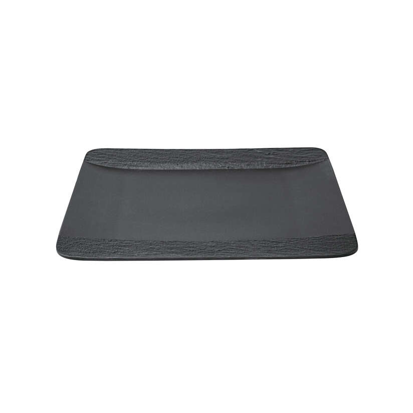 Assiette plate carrée, Manufacture Rock