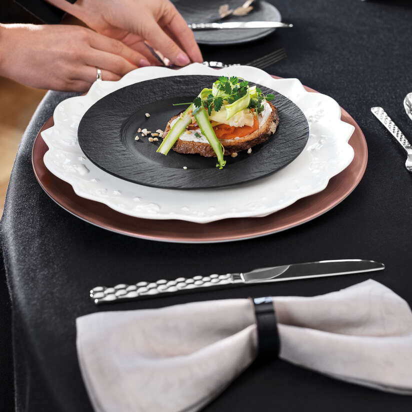 Assiette dessert 22cm, Manufacture Rock