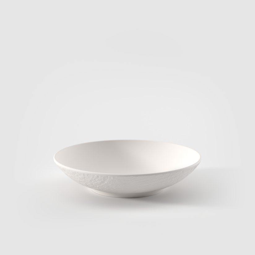 Coupe plate 24cm, Manufacture Rock Blanc
