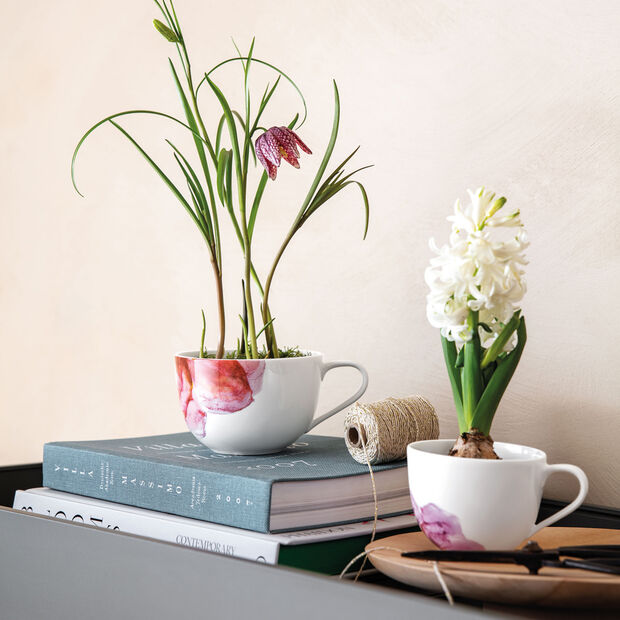 Soucoupe tasse à café/thé Blanche, Rose Garden, Villeroy & Boch