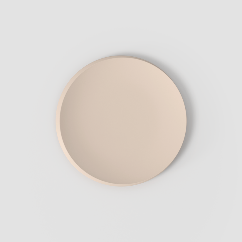 Assiette à dessert 24cm, NewMoon Beige
