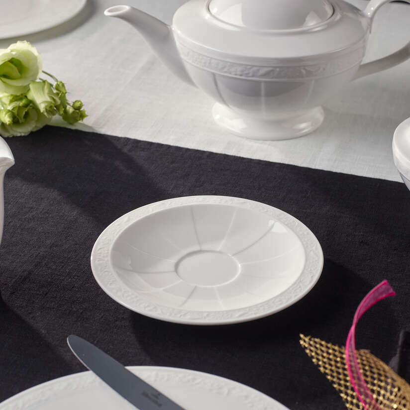 Sous-Tasse à Café, White Pearl, Villeroy & Boch