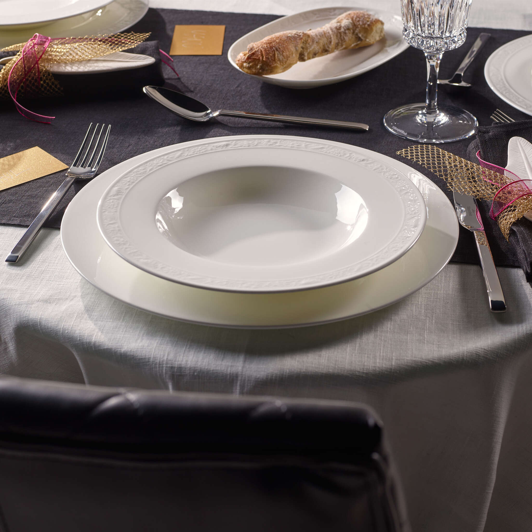 Assiette Creuse 25cm, White Pearl, Villeroy & Boch
