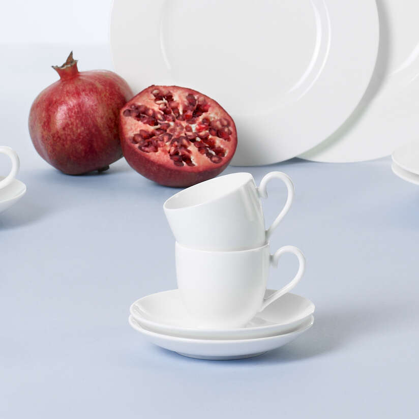 Soucoupe à expresso blanche, Royal, Villeroy & Boch