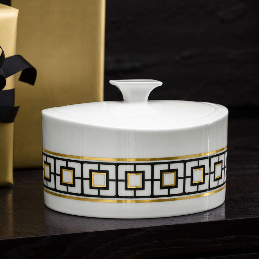 Boîte en porcelaine 16x13x10cm, MetroChic Gifts