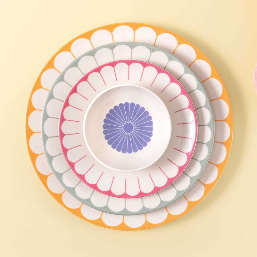 Assiette à Servir, Fleur Multicolore, Villeroy & Boch