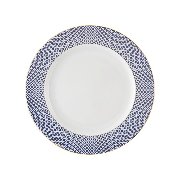Assiette plate 27cm, Francis Bleu