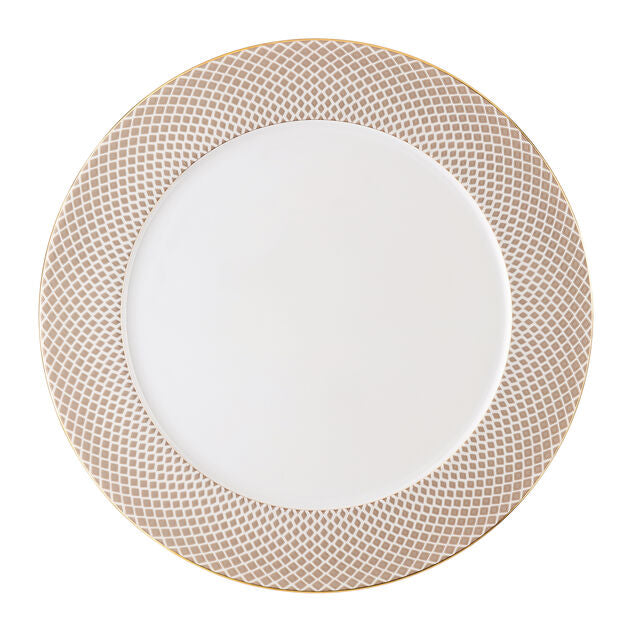 Assiette plate 22cm, Francis Beige