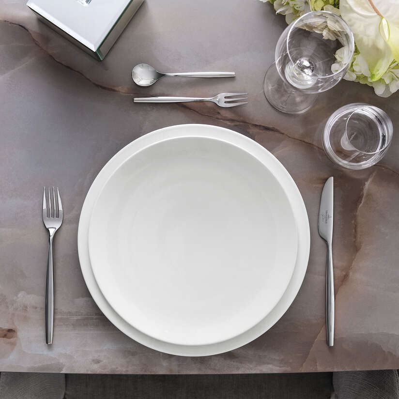 Assiette plate 27cm, MetroChic Blanc