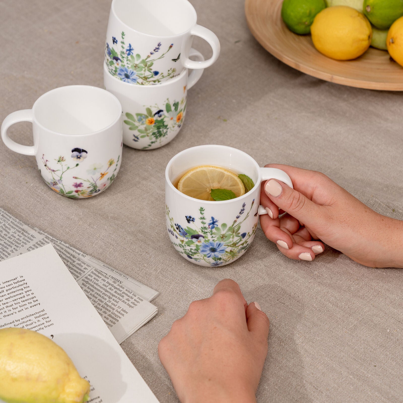 Set de 4 Mugs, Brillance Grand Air, Rosenthal