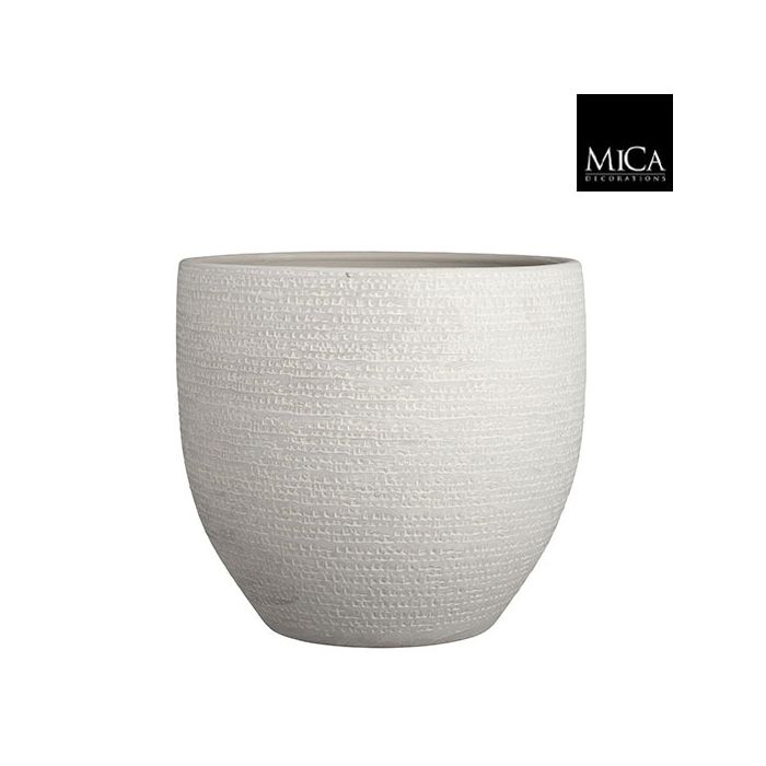 Plant Pot 32x35 cm, Light Gray, Edelman