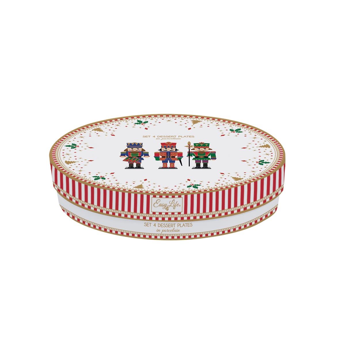 Coffret 4 assiettes 19cm, Nutcracker