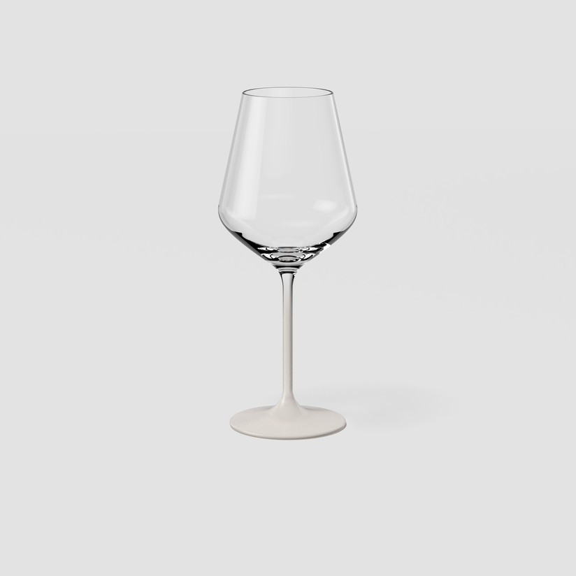 Verre à vin blanc, 4 pièces, Manufacture Rock blanc, Villeroy & Boch