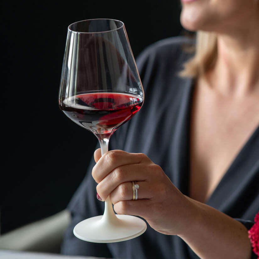Verre à vin rouge set 4 pièces, Manufacture Rock Blanc