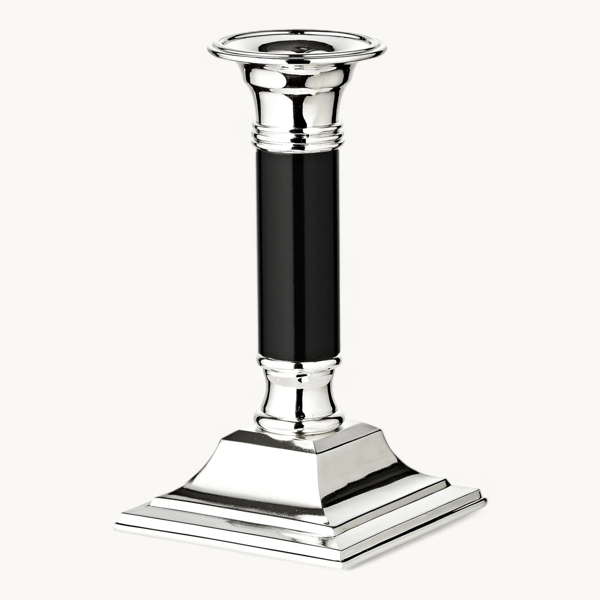 Bougeoir 15 cm Lincoln Noir, Edzard