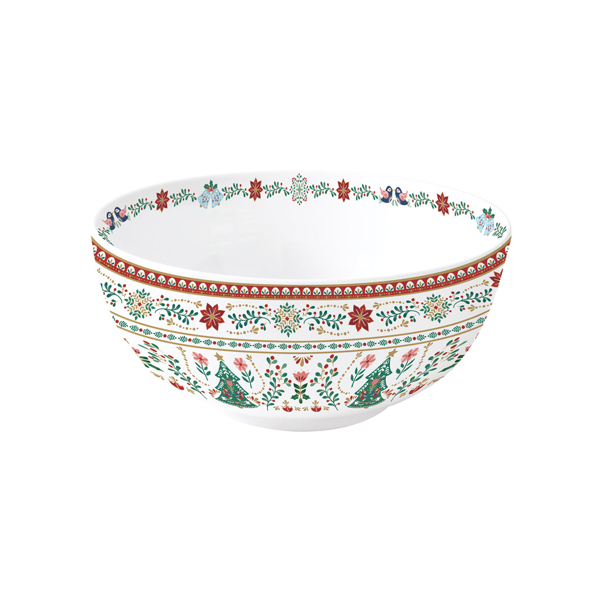 Bol en porcelaine Ø 23 cm CHRISTMAS FOLK