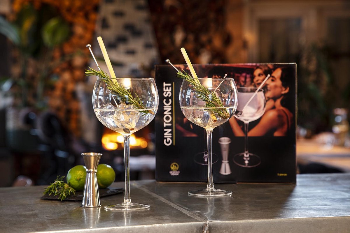 Coffret Gin Tonic 5 pièces, Leopold Wine & Bar, Meyhui