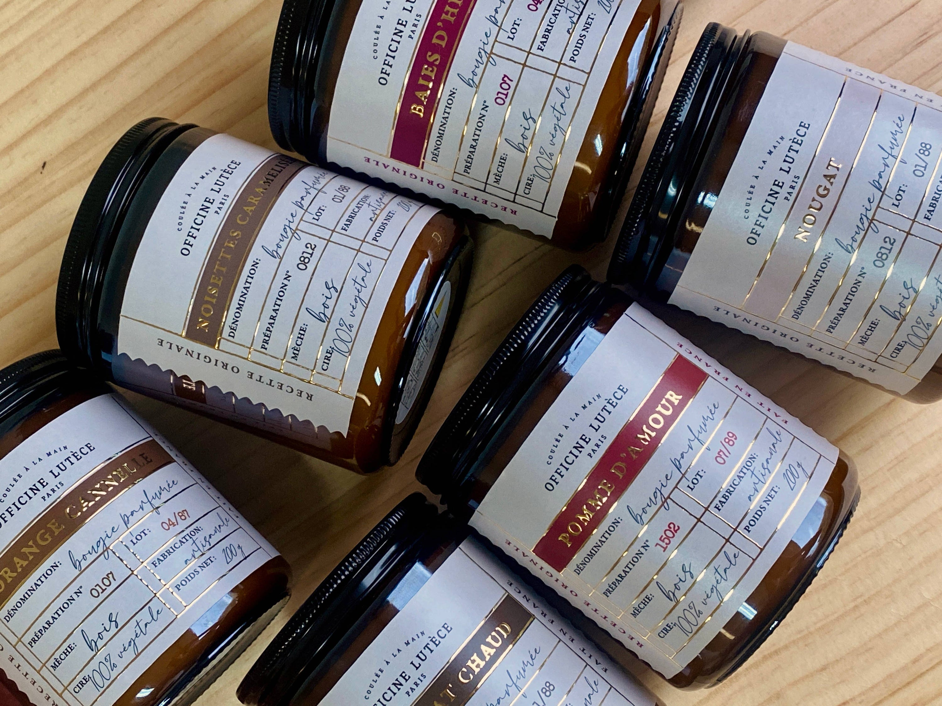 Bougie parfumée Noisettes caramélisées - 200g