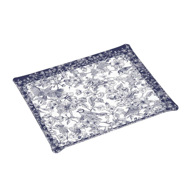Plateau acrylique, 46x36cm, Arabela Bleu Nuit, Platex