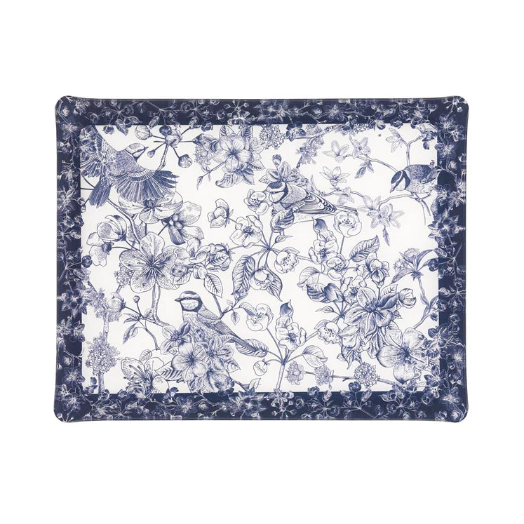 Plateau acrylique, 46x36cm, Arabela Bleu Nuit, Platex