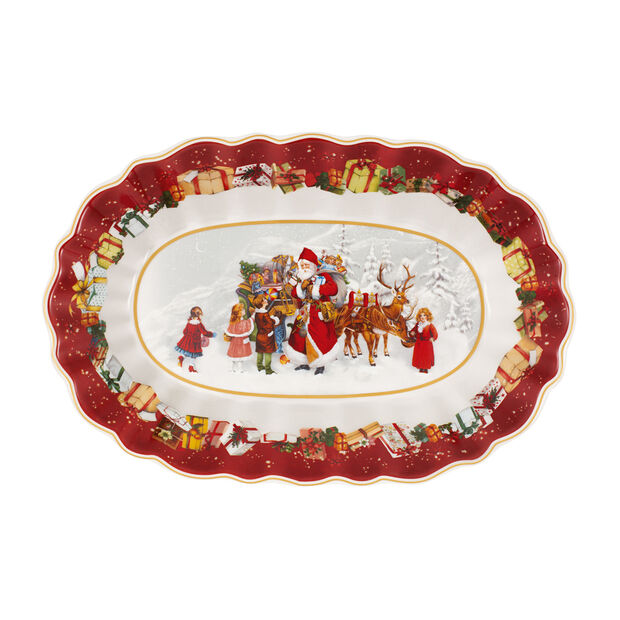 Grande coupe ovale "Père Noël et enfants", Toy's Fantasy, Villeroy & Boch