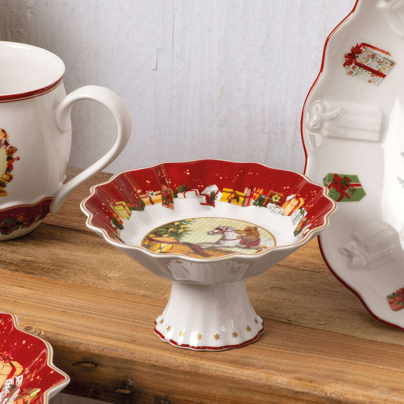 Small "Cadeaux" footed bowl, Toy's Fantasy, Villeroy &amp; Boch