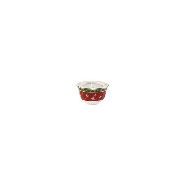 Support pour bougie chauffe plat rouge, Toy's Delight, Villeroy & Boch