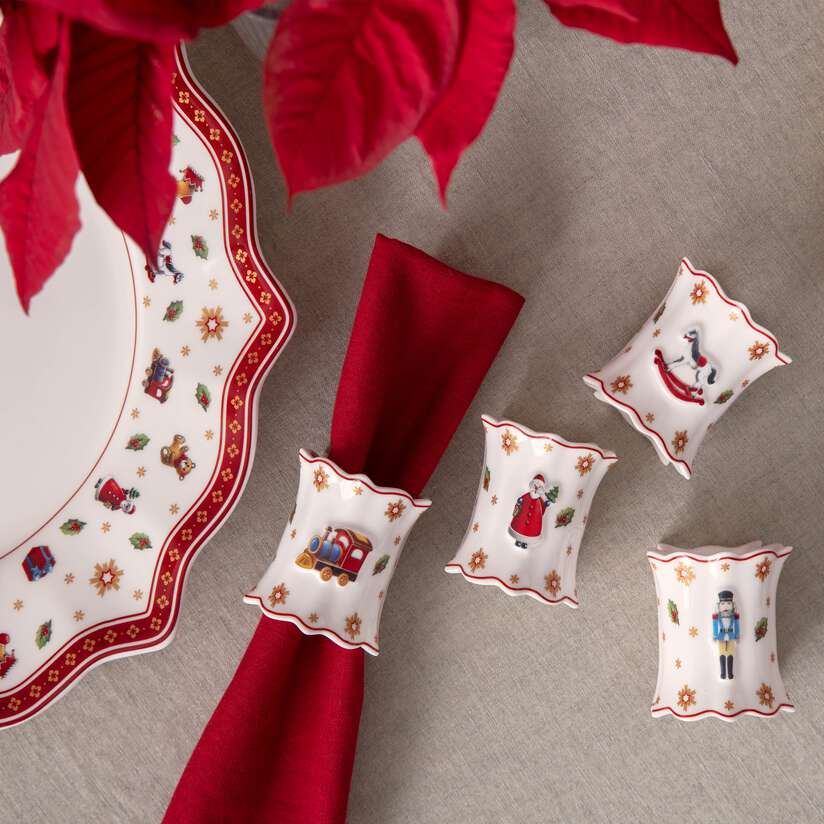 Rond de serviette set de 4 pces, Toy's Delight, V&B