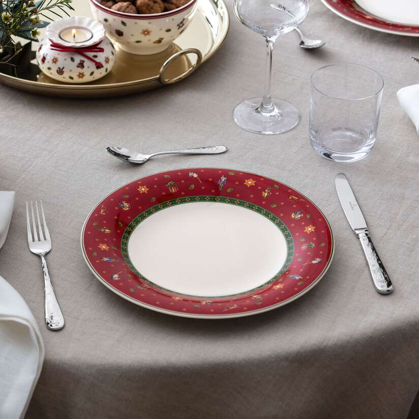 Assiette Plate rouge 26 cm Toy's Delight Spécials, V&B