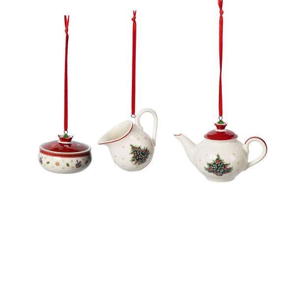 Set de 3 ornements "Café", Toy's Delight Decoration, Villeroy & Boch