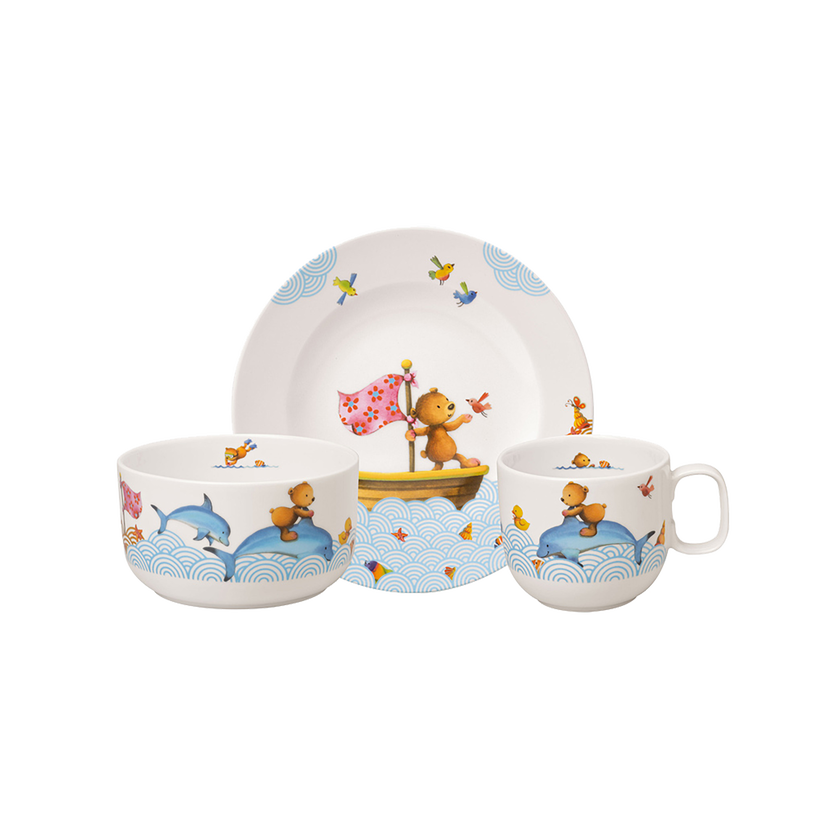 Set de vaisselle pour enfant 3pcs, Happy as a Bear, Villeroy & Boch