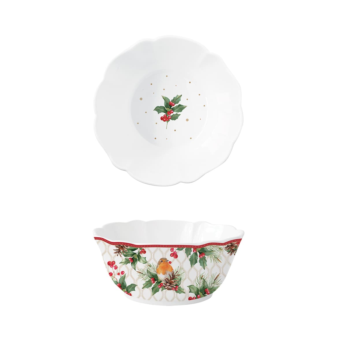 Bol Etoile 20cm, Christmas Berries