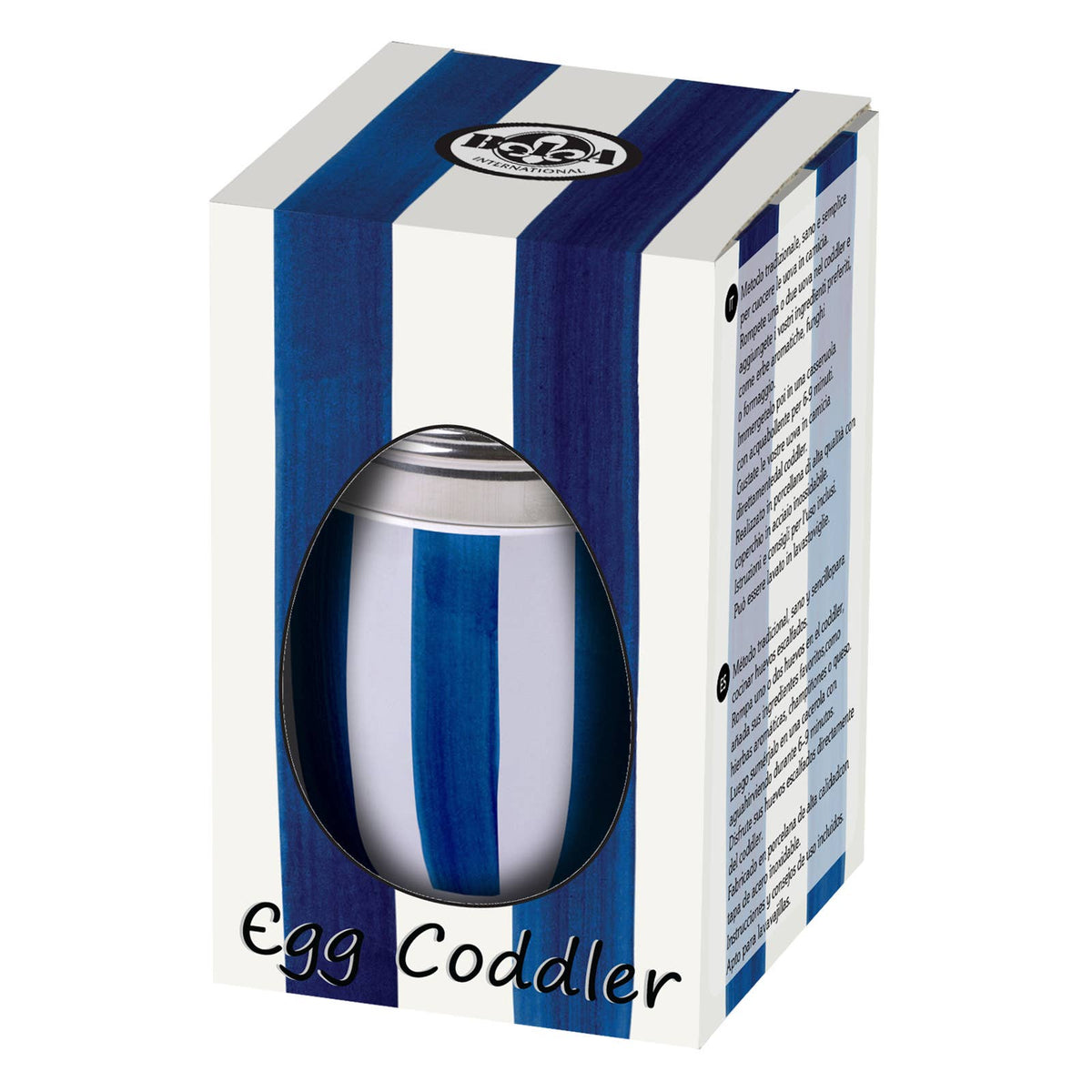 Egg Coddler à Œufs Rayures Bleues, DRH